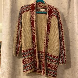 Lucky Brand Aztec Cardigan